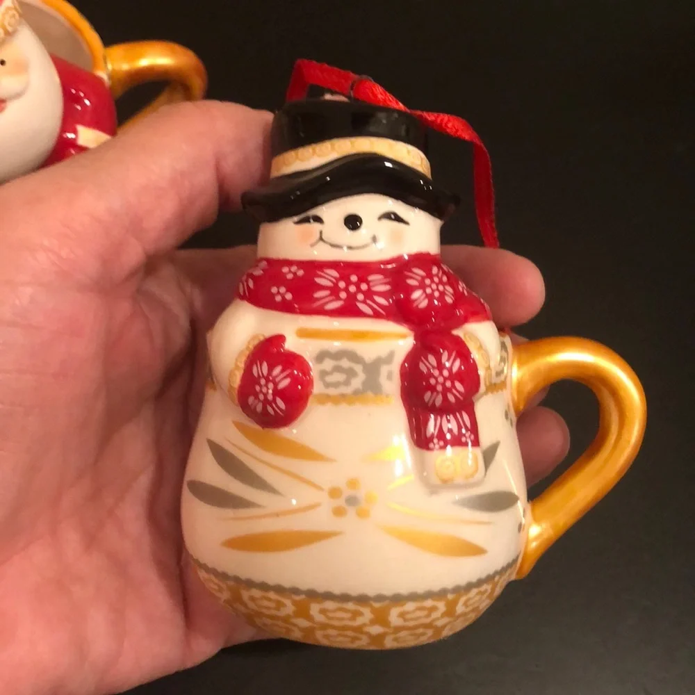 Temp-tations by Tara holiday ornaments set of 3 Christmas tree hanging decor